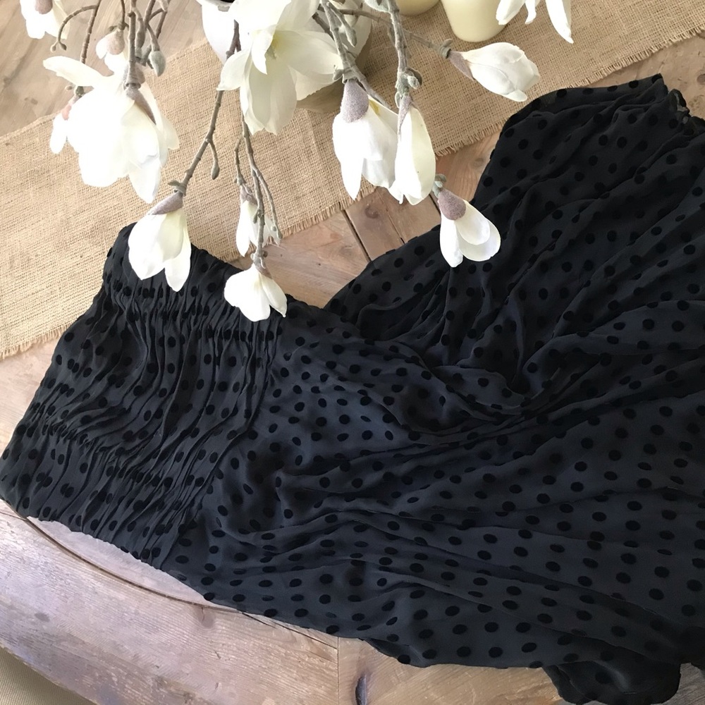 Black strapless Hobbs dress from London